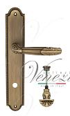 Дверная ручка Venezia на планке PL98 мод. Angelina (мат. бронза) сантехническая, повор
