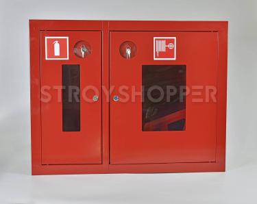 Шкаф пожарный Пульс ШПК-315ВОК встраиваемый открытый красный