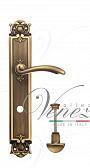 Дверная ручка Venezia на планке PL97 мод. Versale (мат. бронза) сантехническая