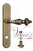 Дверная ручка Venezia на планке PL02 мод. Lucrecia (мат. бронза) сантехническая