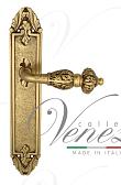 Дверная ручка Venezia на планке PL90 мод. Lucrecia (франц. золото) проходная